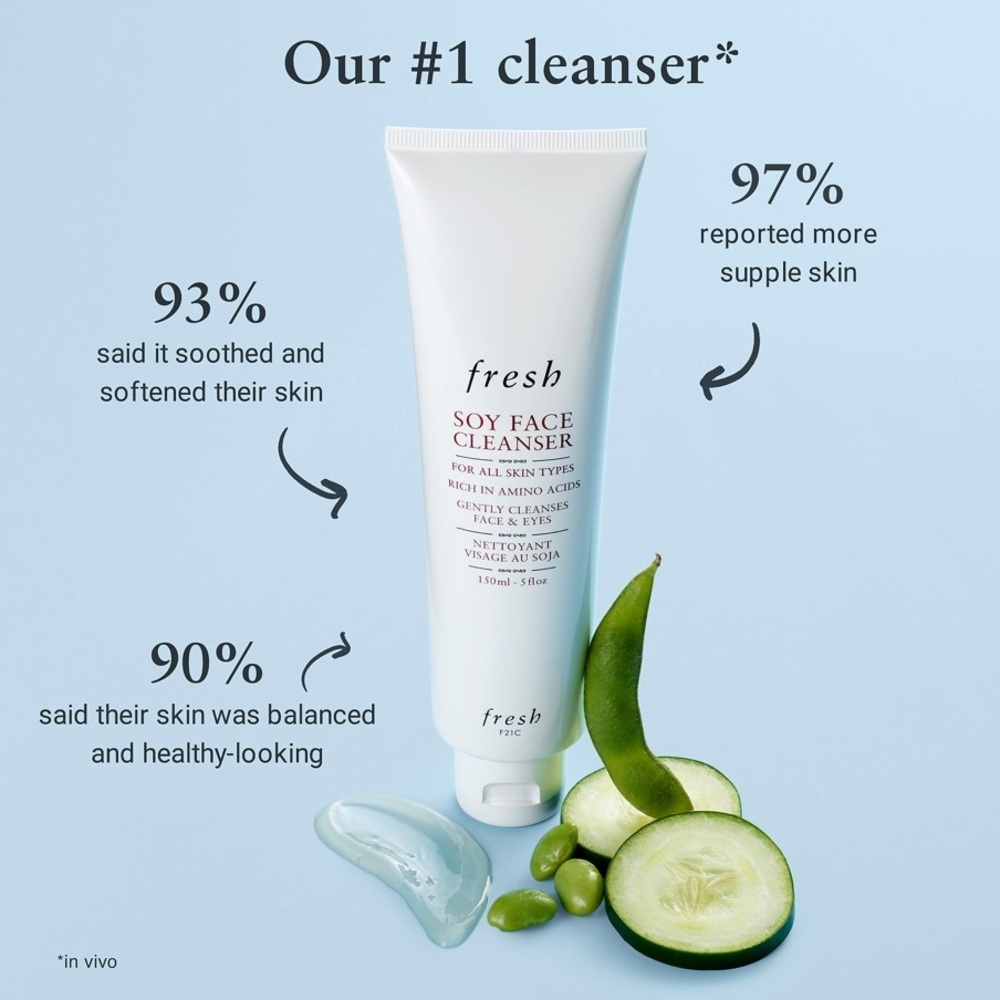 💦 fresh Soy pH-Balanced Hydrating Face Wash Jumbo - Picture 8 of 10